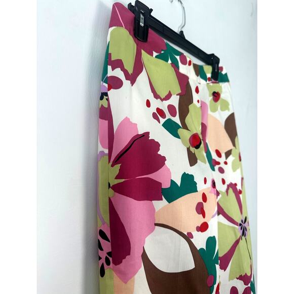 McLaughlin Flower Printed Capri Pants, Great Quality, Beautiful Print Size 8 - Picture 4 of 9